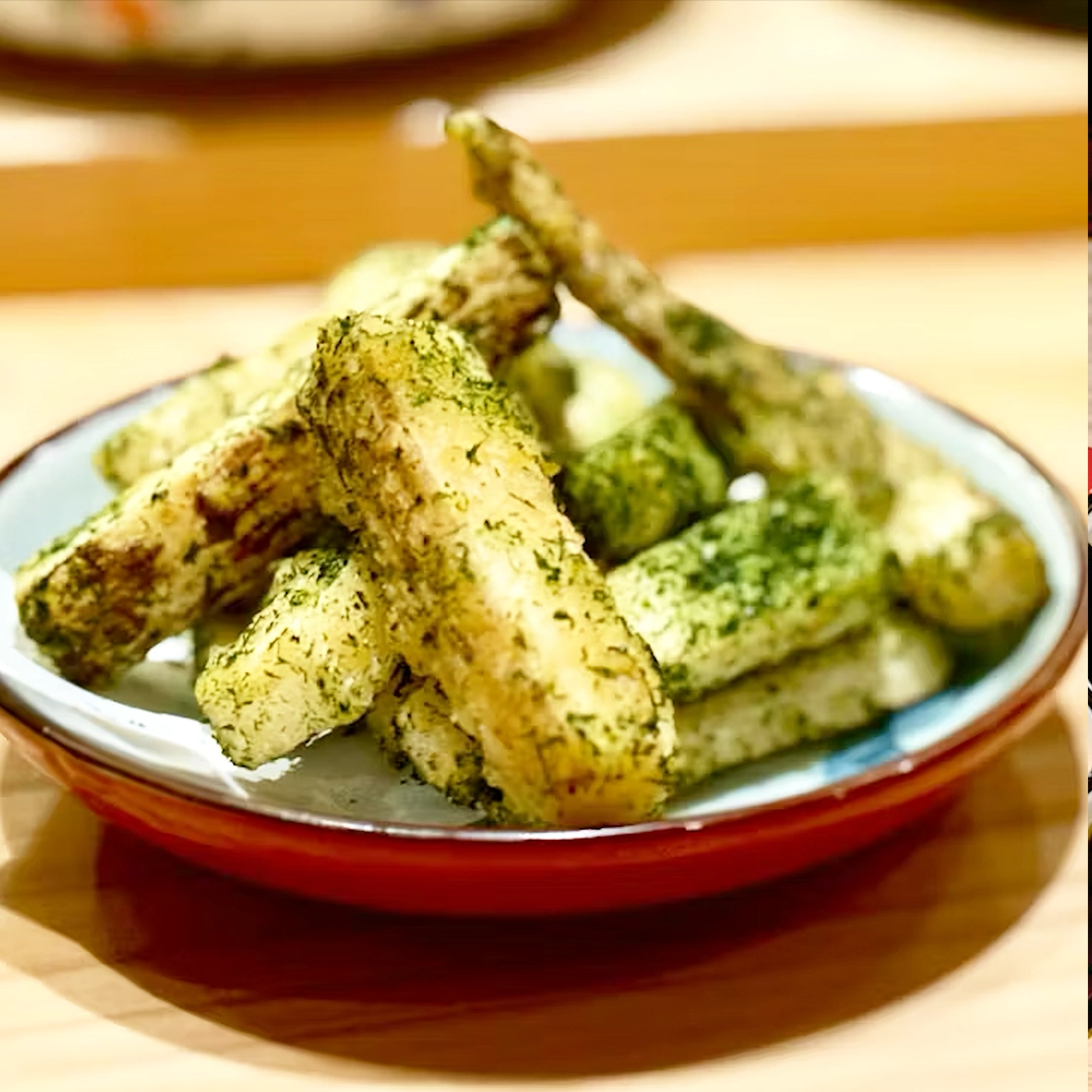 長芋海苔塩フライ