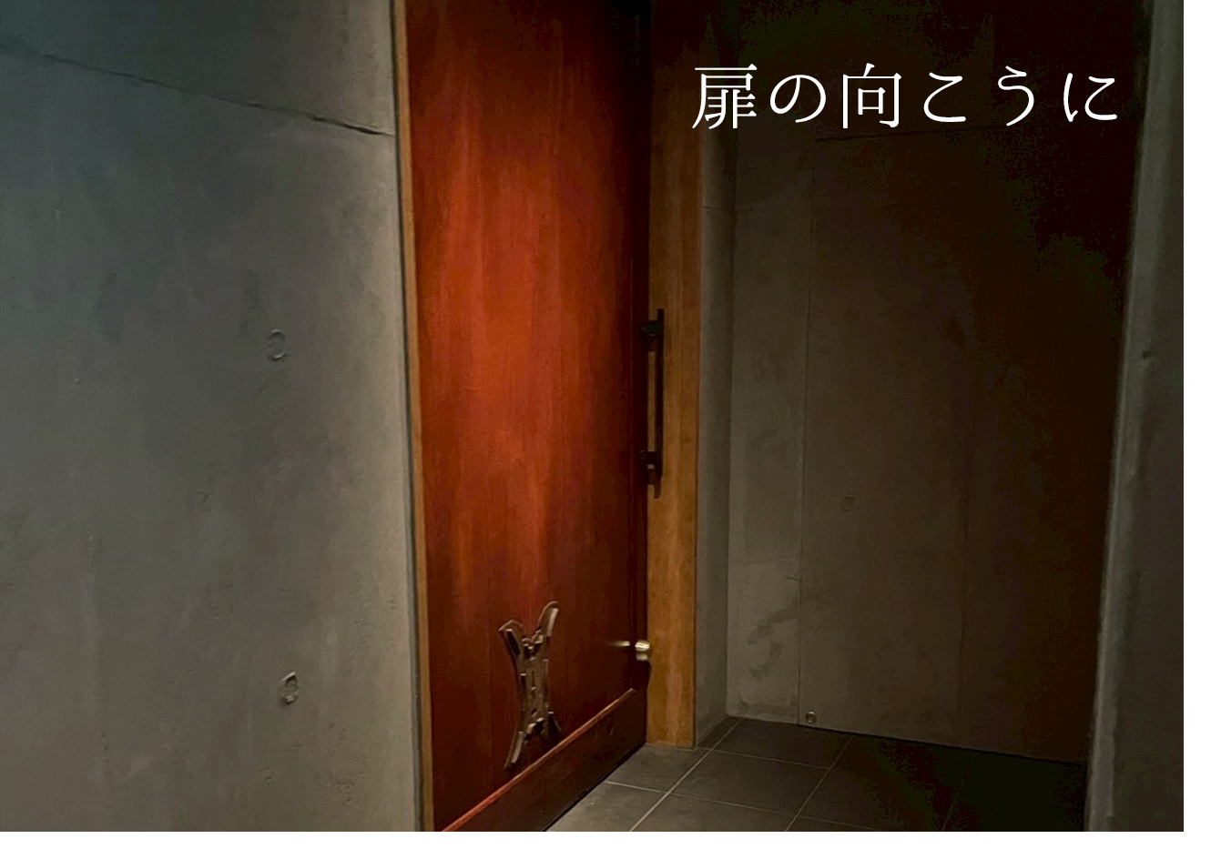 重厚感のある扉の中がオトナノサカバ